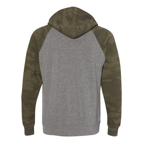 Independent Trading Co. Unisex Special Blend Raglan Hooded Pullover Sweatshirt, blank.... from ASI 84358 S&S Activewear