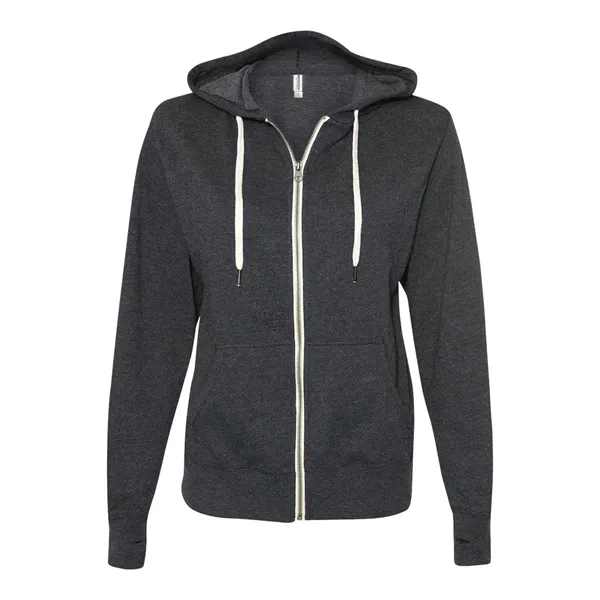 Unisex French terry heathered hooded sweatshirt Blank product.... from ASI 84358 S&S Activewear