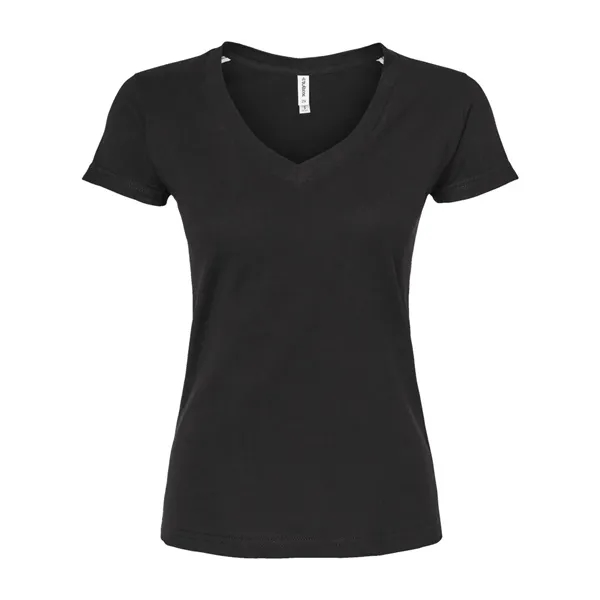 Tultex Women's Slim Fit Fine Jersey V-Neck T-Shirt... from ASI 84358 S&S Activewear