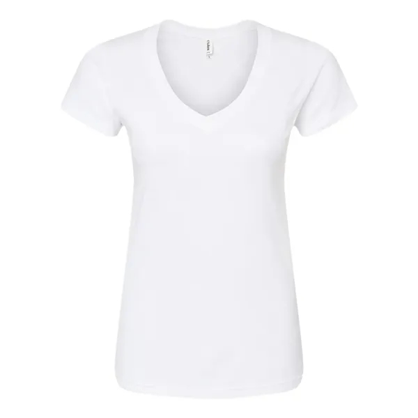 Tultex Women's Slim Fit Fine Jersey V-Neck T-Shirt... from ASI 84358 S&S Activewear