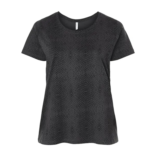 LAT Curvy Collection Women's Fine Jersey Tee... from ASI 84358 S&S Activewear