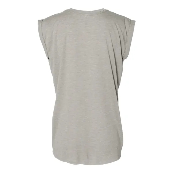 Women's Flowy Muscle Tee with Rolled Cuffs... from ASI 84358 S&S Activewear