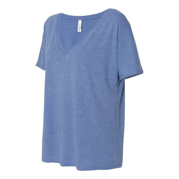 Women's flowy V-neck drop sleeve shirt. Blank product.... from ASI 84358 S&S Activewear