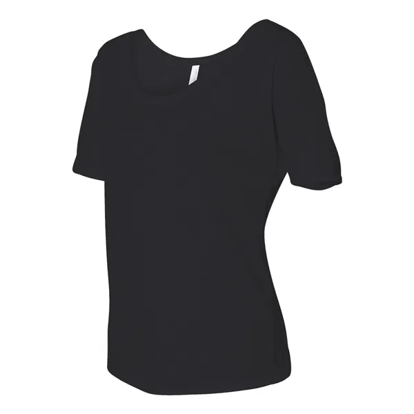 Women's flowy crewneck drop sleeve shirt. Blank product.... from ASI 84358 S&S Activewear