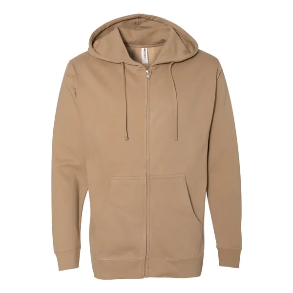 8.5 oz., 80% cotton / 20% polyester full-zip hood sweatshirt. Blank... from ASI 84358 S&S Activewear