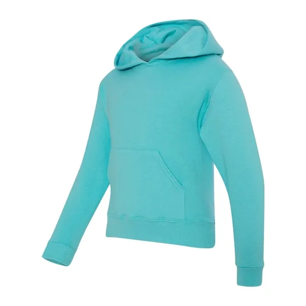 Youth 8.0 oz. 50% cotton/50% polyester hooded sweatshirt. Blank product.... from ASI 84358 S&S Activewear