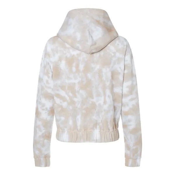 MV Sport Women's Sueded Fleece Tie-Dyed Crop Hooded Sweat...... from ASI 84358 S&S Activewear