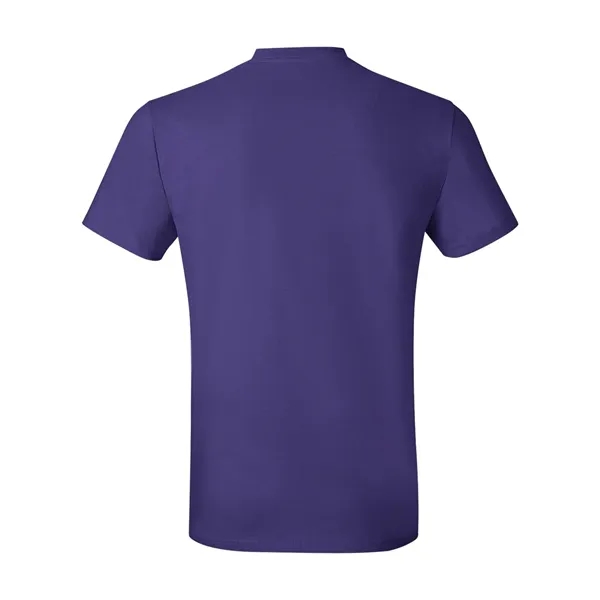 100% ring-spun cotton T-shirt with narrow ribbed collar without cover-seaming for... from ASI 84358 S&S Activewear