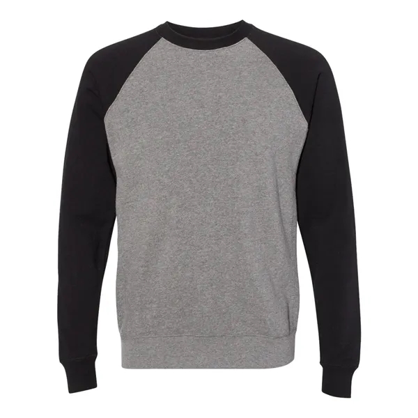 Independent Trading Co. Unisex Special Blend Raglan Crewneck Sweatshirt, blank.... from ASI 84358 S&S Activewear