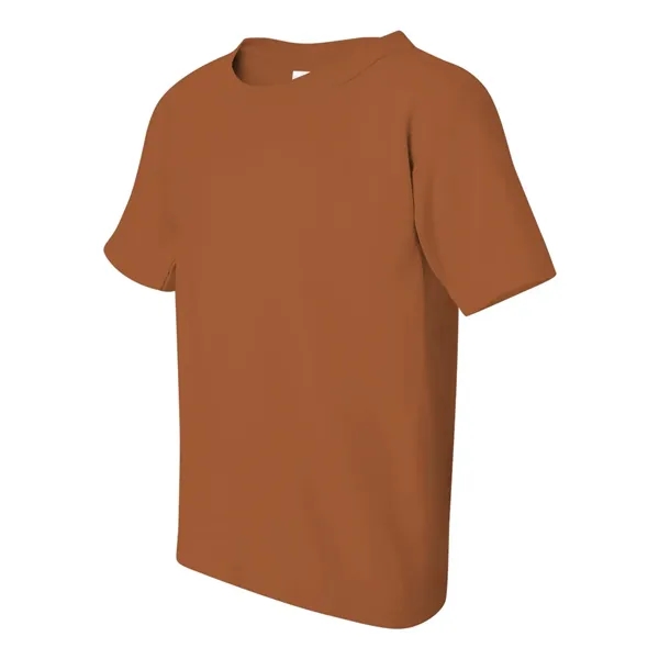 Youth 5.3 oz pre-shrunk, 100% heavy cotton t-shirt. Blank product.... from ASI 84358 S&S Activewear