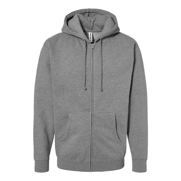 Full-zip, 10.0 oz., 80% cotton / 20% polyester hooded sweatshirt. Blank... from ASI 84358 S&S Activewear