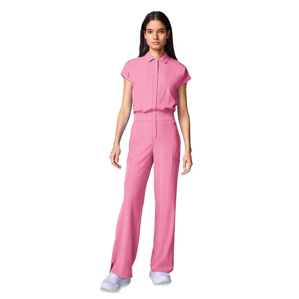 Med Couture - MC AMP - Women's 4-Pocket Wide Leg Bodysuit... from ASI 86018 Scrub Authority