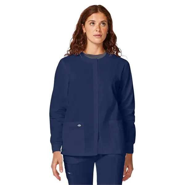 Dickies EDS Signature Women's Snap Front Warm-Up Jacket... from ASI 86018 Scrub Authority