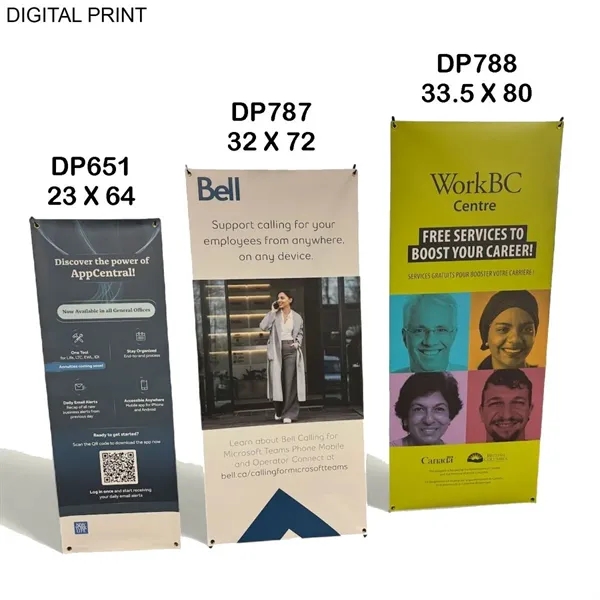 72Hr Fast Ship - Tradeshow Package, tripod banner with graphics DP788... from ASI 53509 FIEL-Fairdeal Import & Export