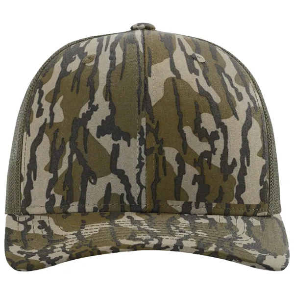 Six-panel Richardson 112P snapback polyester and cotton snapback trucker cap.... from ASI 74601 Calico