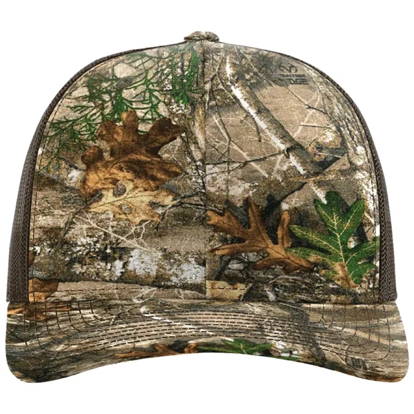 Six-panel Richardson 112P snapback polyester and cotton snapback trucker cap.... from ASI 74601 Calico