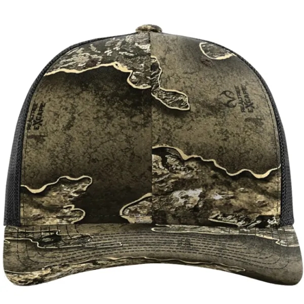 Six-panel Richardson 112P snapback polyester and cotton snapback trucker cap.... from ASI 74601 Calico