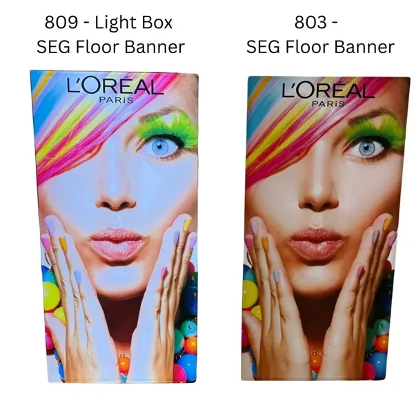 48Hr Quick Ship - Backlit LED light box SEG floor display... from ASI 53509 FIEL-Fairdeal Import & Export