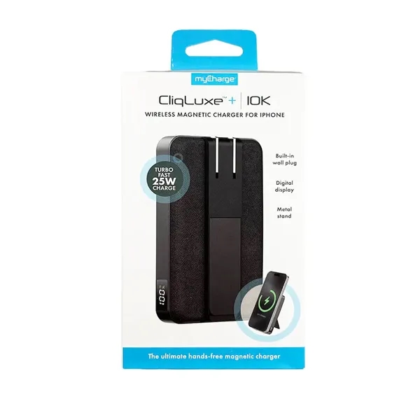 Sleek and powerful, the MyCharge Cliqluxe 10K Wireless Magnetic Charger has... from ASI 61005 Hirsch Gift Inc