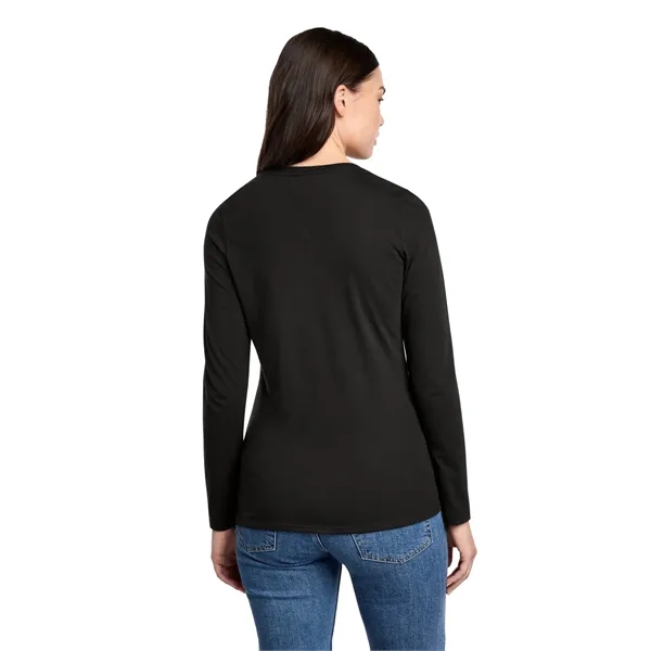 District Women's Perfect Blend CVC Long Sleeve Tee... from ASI 84863 SanMar