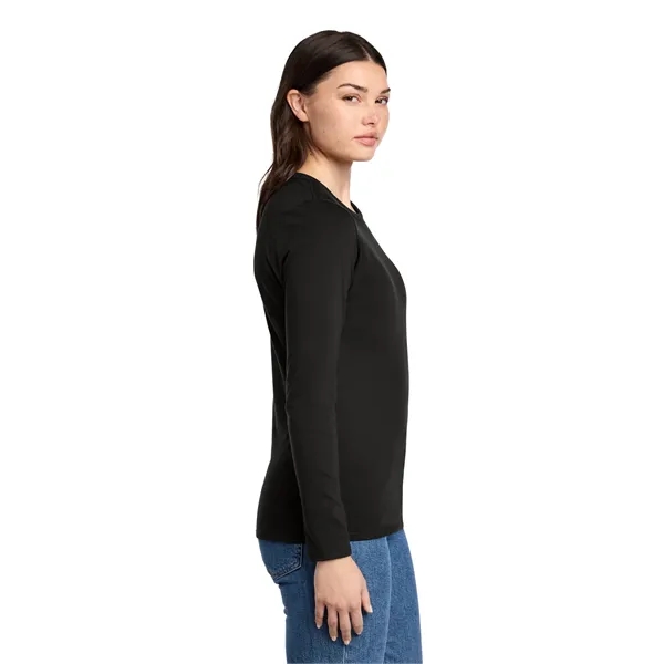 District Women's Perfect Blend CVC Long Sleeve Tee... from ASI 84863 SanMar