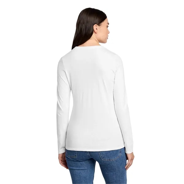 District Women's Perfect Blend CVC Long Sleeve Tee... from ASI 84863 SanMar