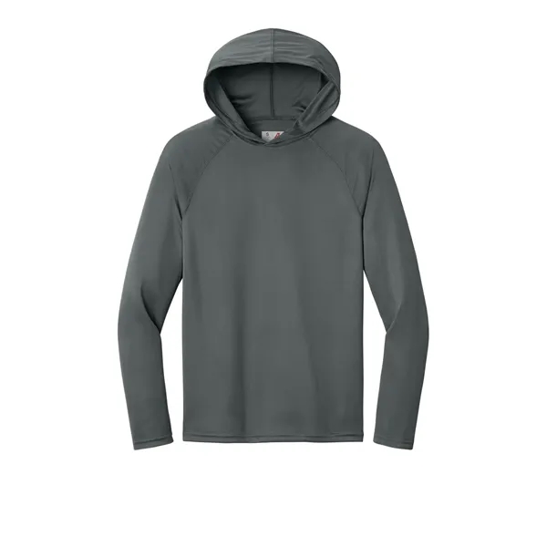 A4 Cooling Performance Long Sleeve Hooded Tee... from ASI 84863 SanMar
