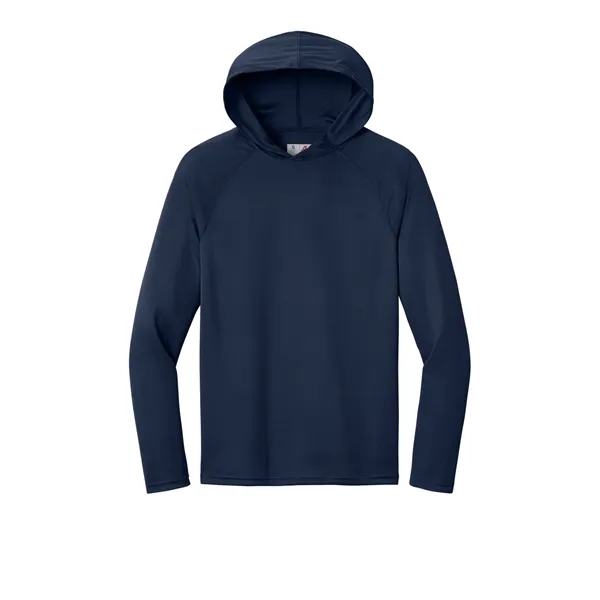 A4 Cooling Performance Long Sleeve Hooded Tee... from ASI 84863 SanMar