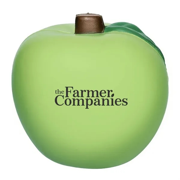 3" apple shaped stress reliever made of PU foam.... from ASI 63549 Jornik Manufacturing Corp