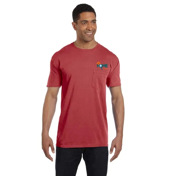 COMFORT COLORS ADULT HEAVYWEIGHT 6.1 OZ. POCKET T-SHIRT... from ASI 30208 A P Specialties / AP Specialties