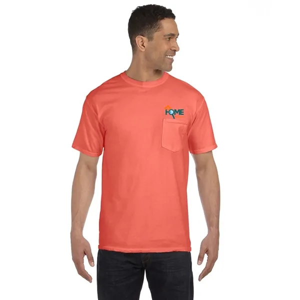 COMFORT COLORS ADULT HEAVYWEIGHT 6.1 OZ. POCKET T-SHIRT... from ASI 30208 A P Specialties / AP Specialties