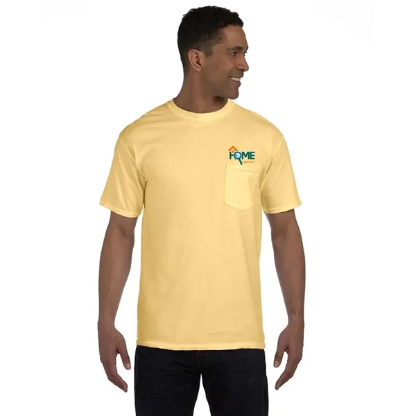 COMFORT COLORS ADULT HEAVYWEIGHT 6.1 OZ. POCKET T-SHIRT... from ASI 30208 A P Specialties / AP Specialties