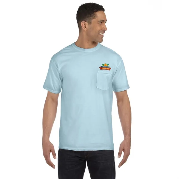 COMFORT COLORS ADULT HEAVYWEIGHT 6.1 OZ. POCKET T-SHIRT... from ASI 30208 A P Specialties / AP Specialties