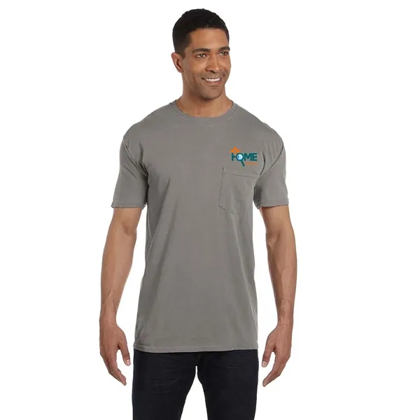 COMFORT COLORS ADULT HEAVYWEIGHT 6.1 OZ. POCKET T-SHIRT... from ASI 30208 A P Specialties / AP Specialties