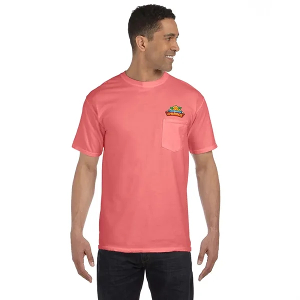 COMFORT COLORS ADULT HEAVYWEIGHT 6.1 OZ. POCKET T-SHIRT... from ASI 30208 A P Specialties / AP Specialties