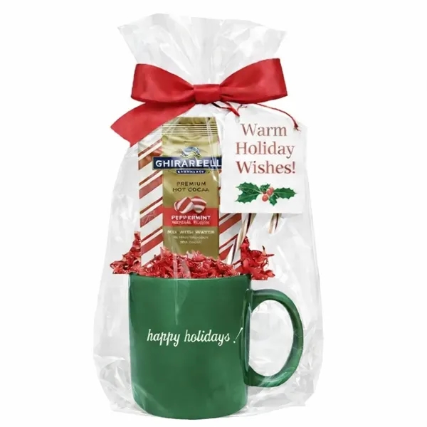 Holiday Cocoa & Candy Cane Gift Mug... from ASI 89971 Stuff A Mug