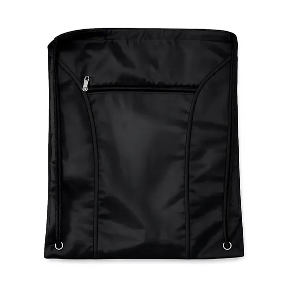 Lightweight drawstring backpack with a spacious main compartment and front zip... from ASI 38120 Ball Pro / Diversified Quality Kitchenware