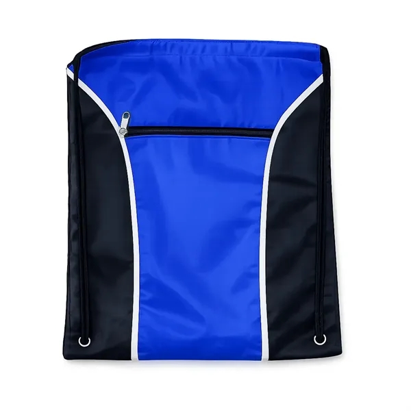 Lightweight drawstring backpack with a spacious main compartment and front zip... from ASI 38120 Ball Pro / Diversified Quality Kitchenware