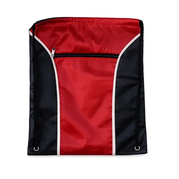 Lightweight drawstring backpack with a spacious main compartment and front zip... from ASI 38120 Ball Pro / Diversified Quality Kitchenware