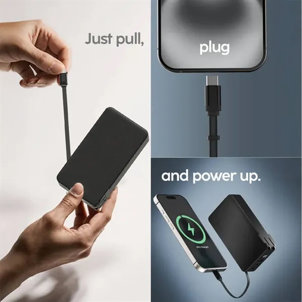 The all-in-one solution for those on the go, the myCharge Retractacharger... from ASI 61005 Hirsch Gift Inc