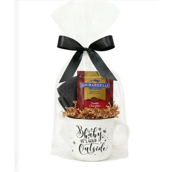 Winter Warm Up Gift Mug with Socks and Cocoa... from ASI 89971 Stuff A Mug