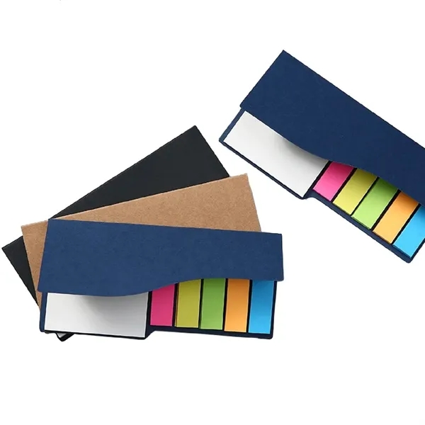 Kraft paper cover sticky notes plus 1 color silkscreen imprint on... from ASI 37218 Athena Promo (tm)