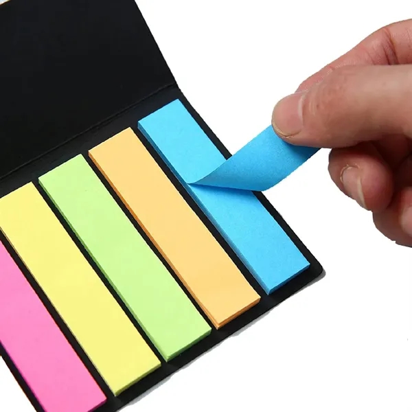 Kraft paper cover sticky notes plus 1 color silkscreen imprint on... from ASI 37218 Athena Promo (tm)