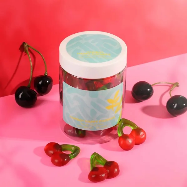 Cherry-shaped gummy candy in a 7 oz large jar.... from ASI 61966 HPG / SugarSpot