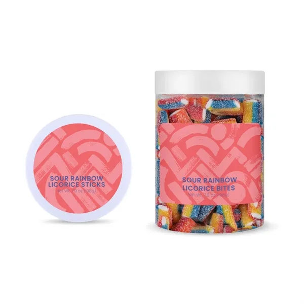 Fruity, sweet and sour rainbow licorice sticks in a 7 oz... from ASI 61966 HPG / SugarSpot