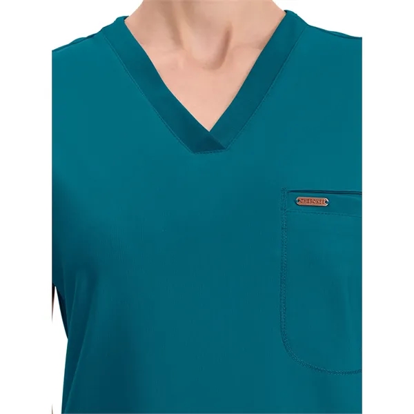 Cherokee Form Women's Tuckable V-Neck Top... from ASI 86018 Scrub Authority