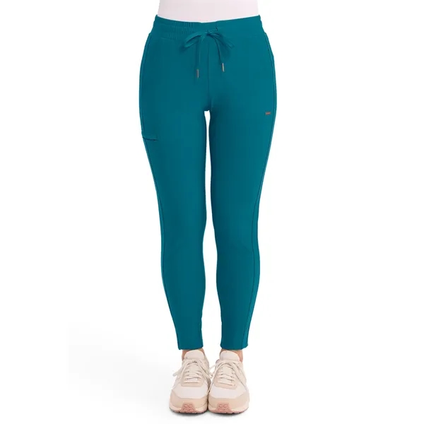 Cherokee Form Women's Mid-Rise Tapered Leg Drawstring Pant... from ASI 86018 Scrub Authority