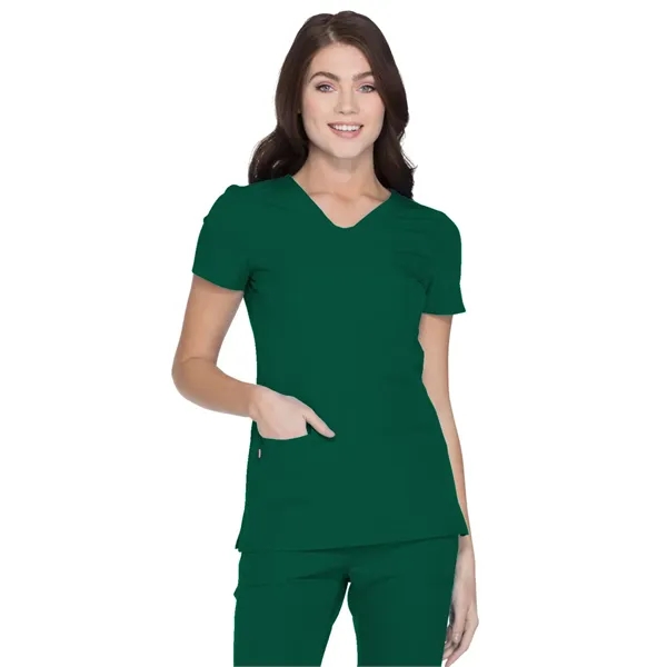 HeartSoul Break on Through Women's Shaped V-Neck Top... from ASI 86018 Scrub Authority / Uniform Stores