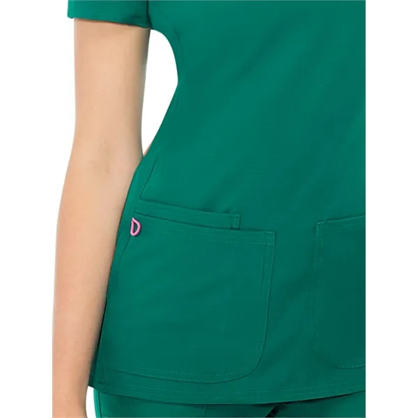 HeartSoul Break on Through Women's Shaped V-Neck Top... from ASI 86018 Scrub Authority / Uniform Stores
