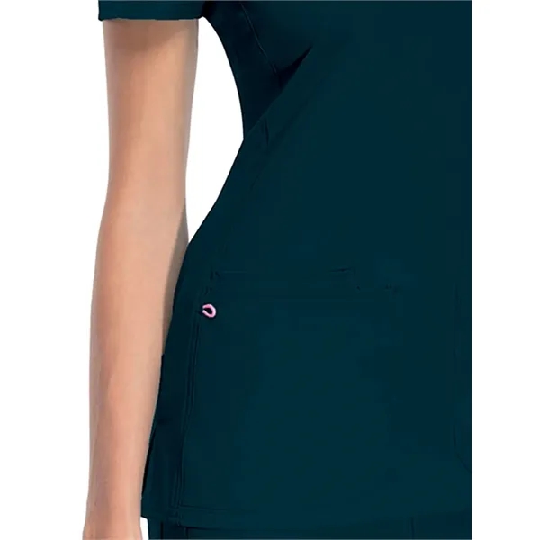 HeartSoul Break on Through Women's Shaped V-Neck Top... from ASI 86018 Scrub Authority / Uniform Stores